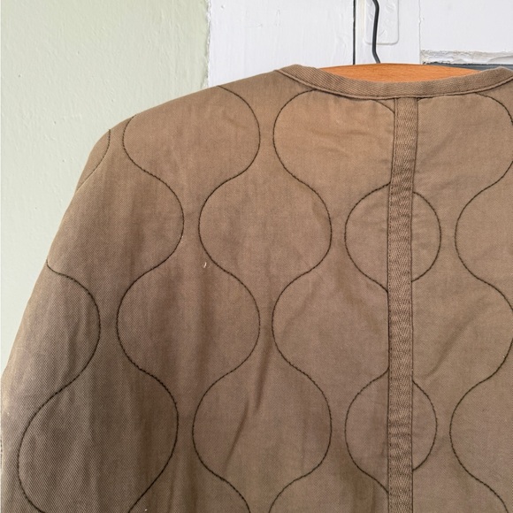 Madewell Quilted Green Utility Jacket - Picture 5 of 7